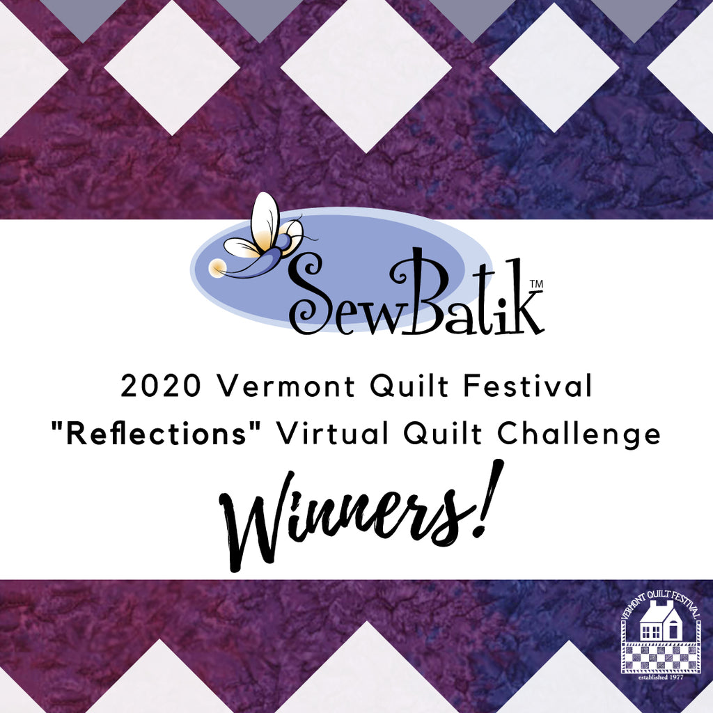 2020 Vermont Quilt Festival Wall Quilt Challenge ~ Reflections