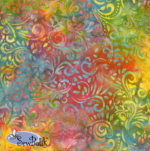 Batik Rayon - Phoenix - Rainbow