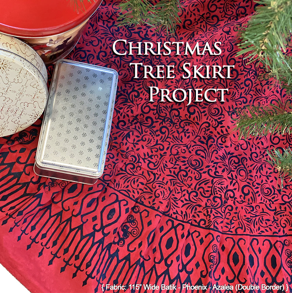 Christmas Decorating - Using Every Last Inch of Fabric
