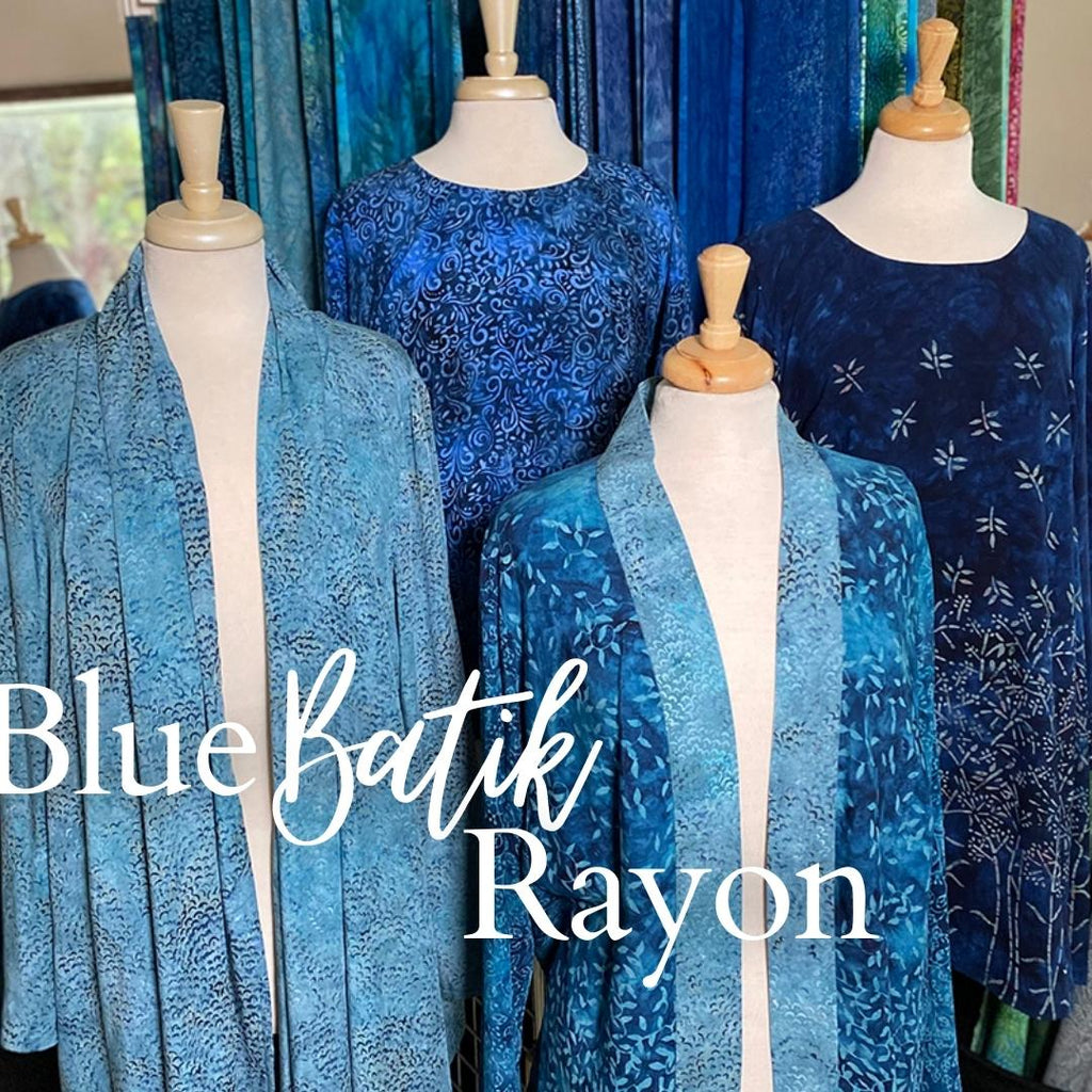 Batik Rayon - BLUE Collection