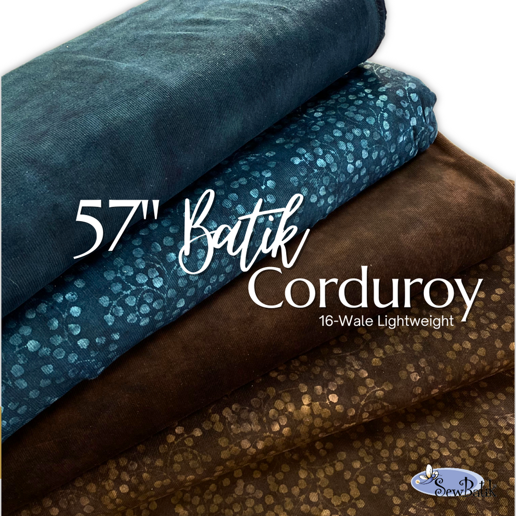 57" Batik Corduroy