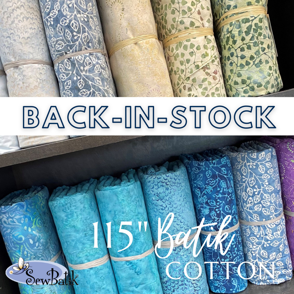 115" Batik Cotton ** BACK-IN-STOCK **