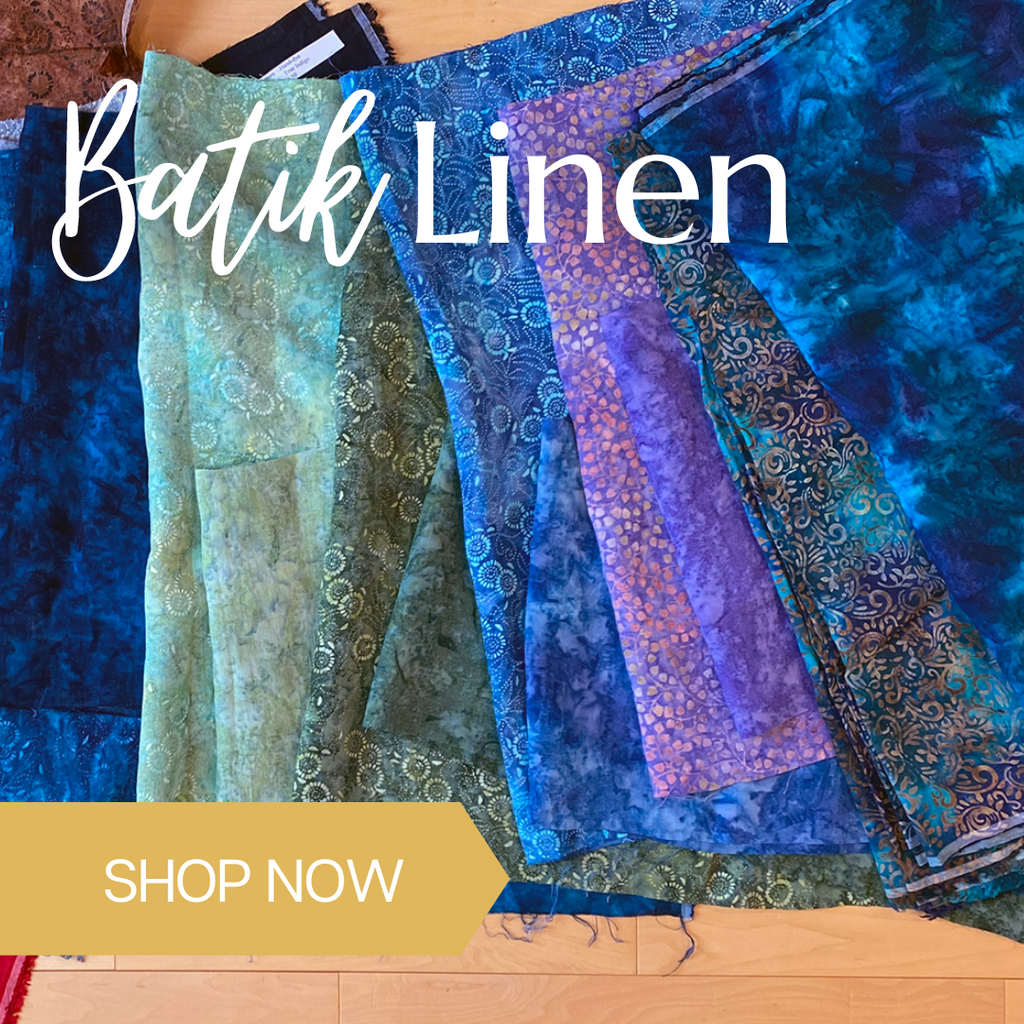 54" Batik Linen