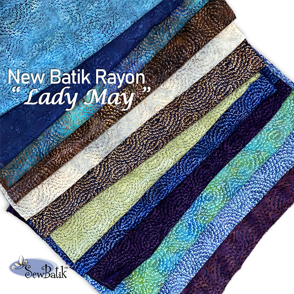 45" Batik Rayon - Lady May