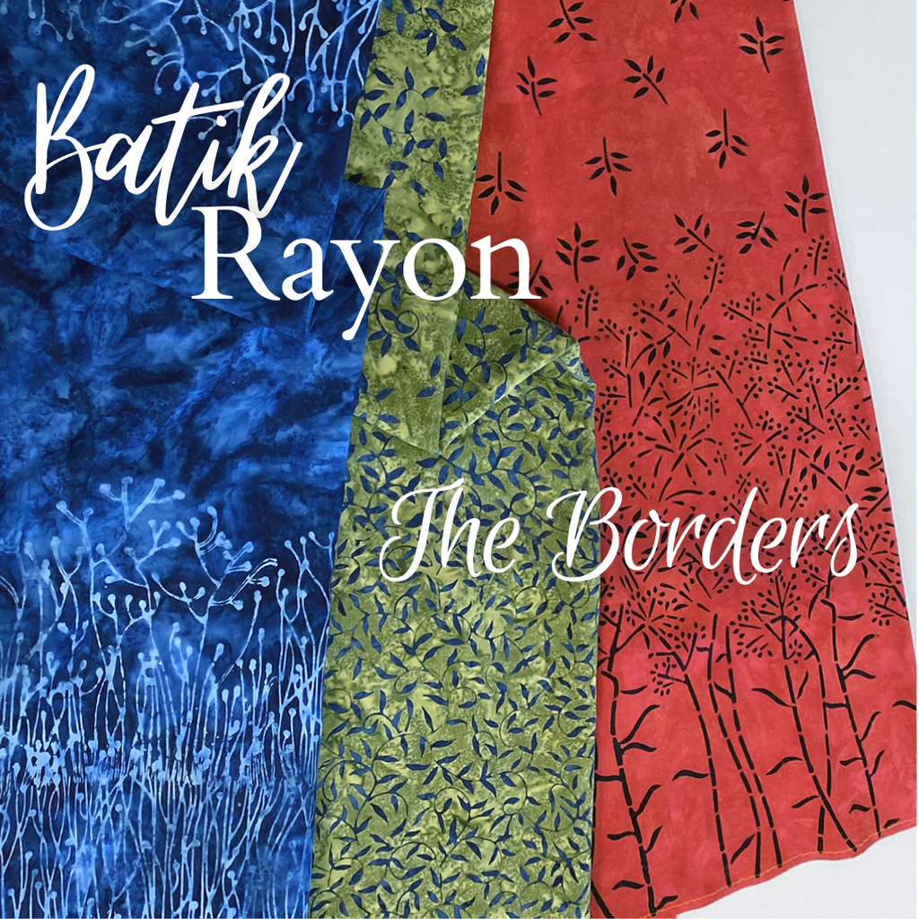 Rayon Batik Border Collection