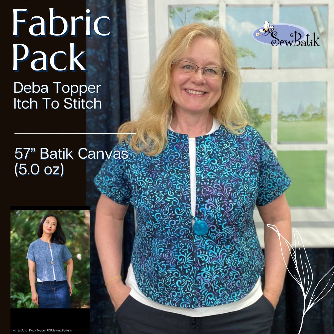 Fabric Pack: Deba Topper - Batik Canvas (5.0 oz) – SewBatik