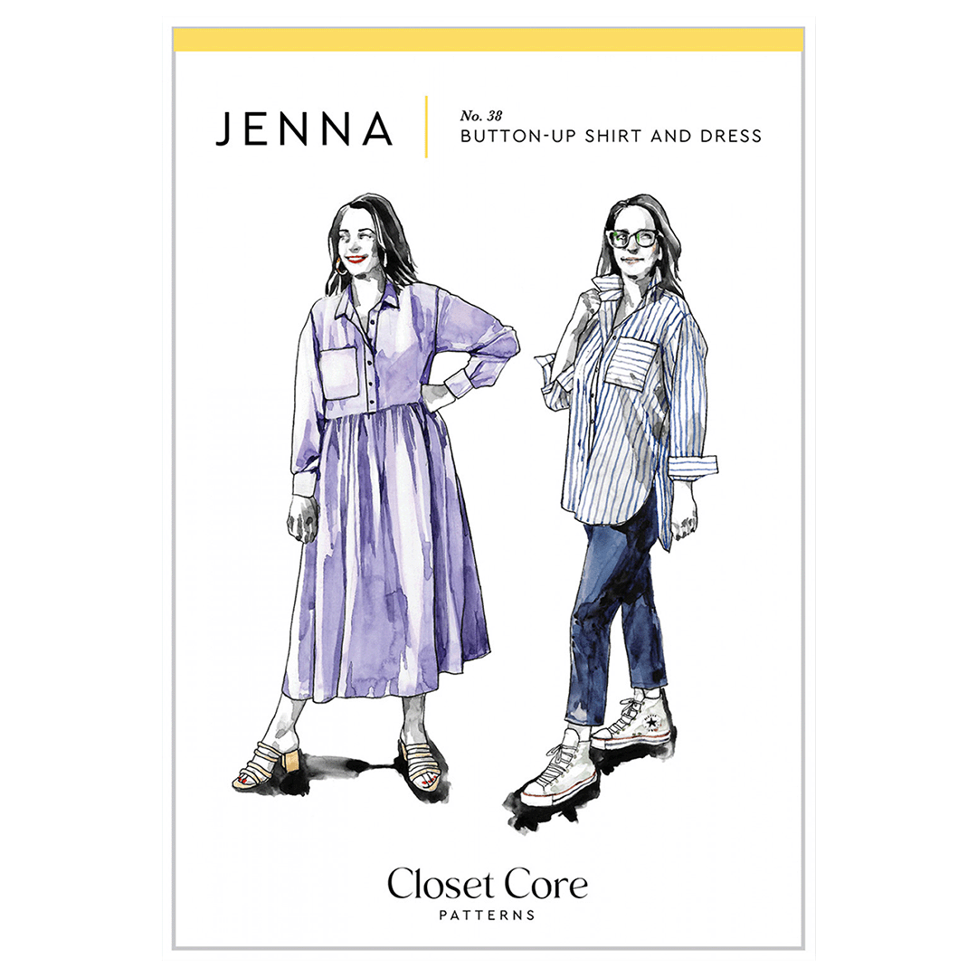 jenna shirt dress Jenna Shirt + Shirtdress Pattern | Shirt Sewing Pattern