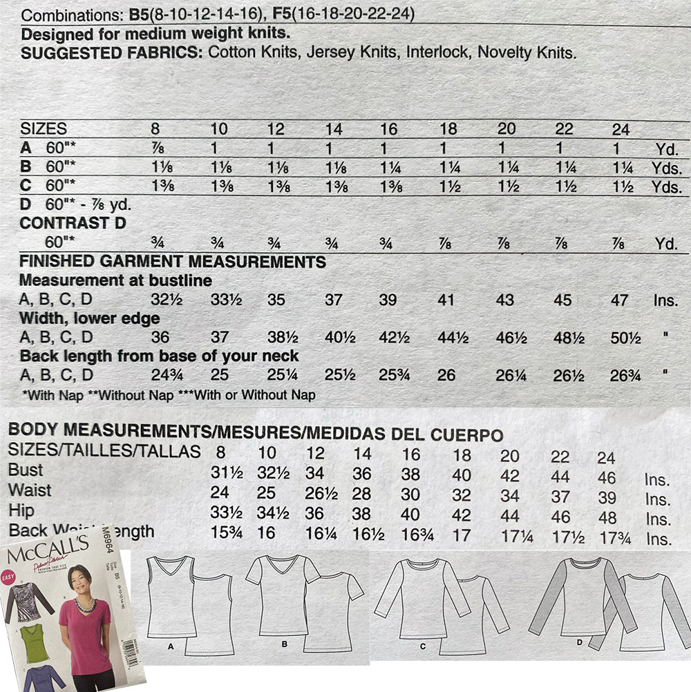 Pattern: McCall's 6964 – SewBatik