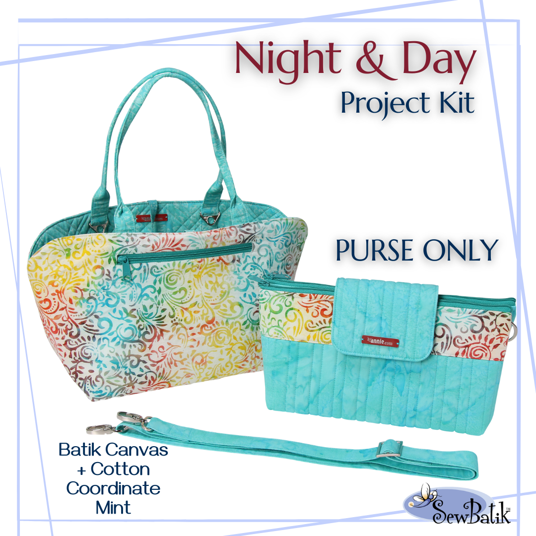 Night and Day Purse & Reversible Mini Tote Pattern by Annie