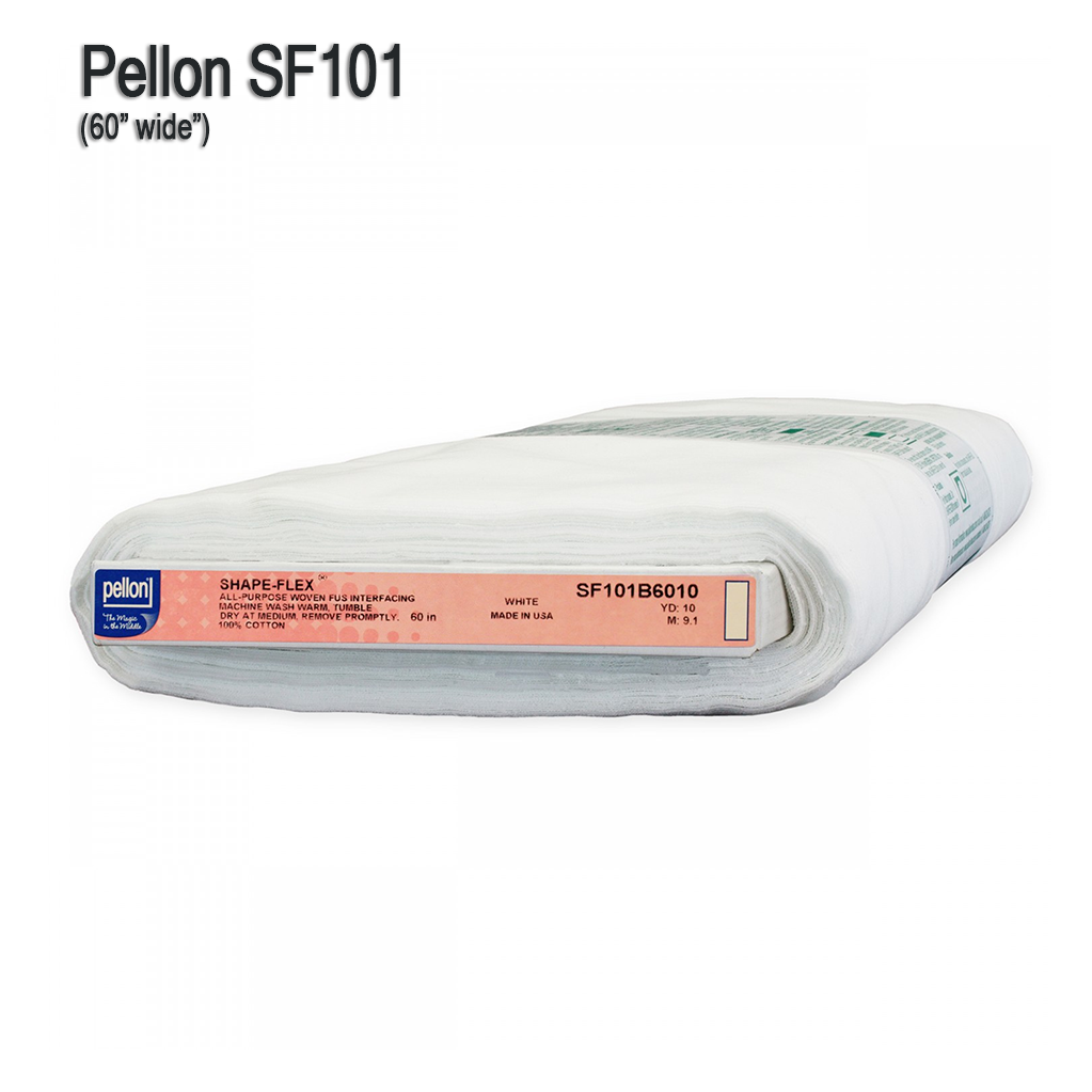 Pellon SF101 Shape-Flex Woven Fusible Interfacing White- per 1/2