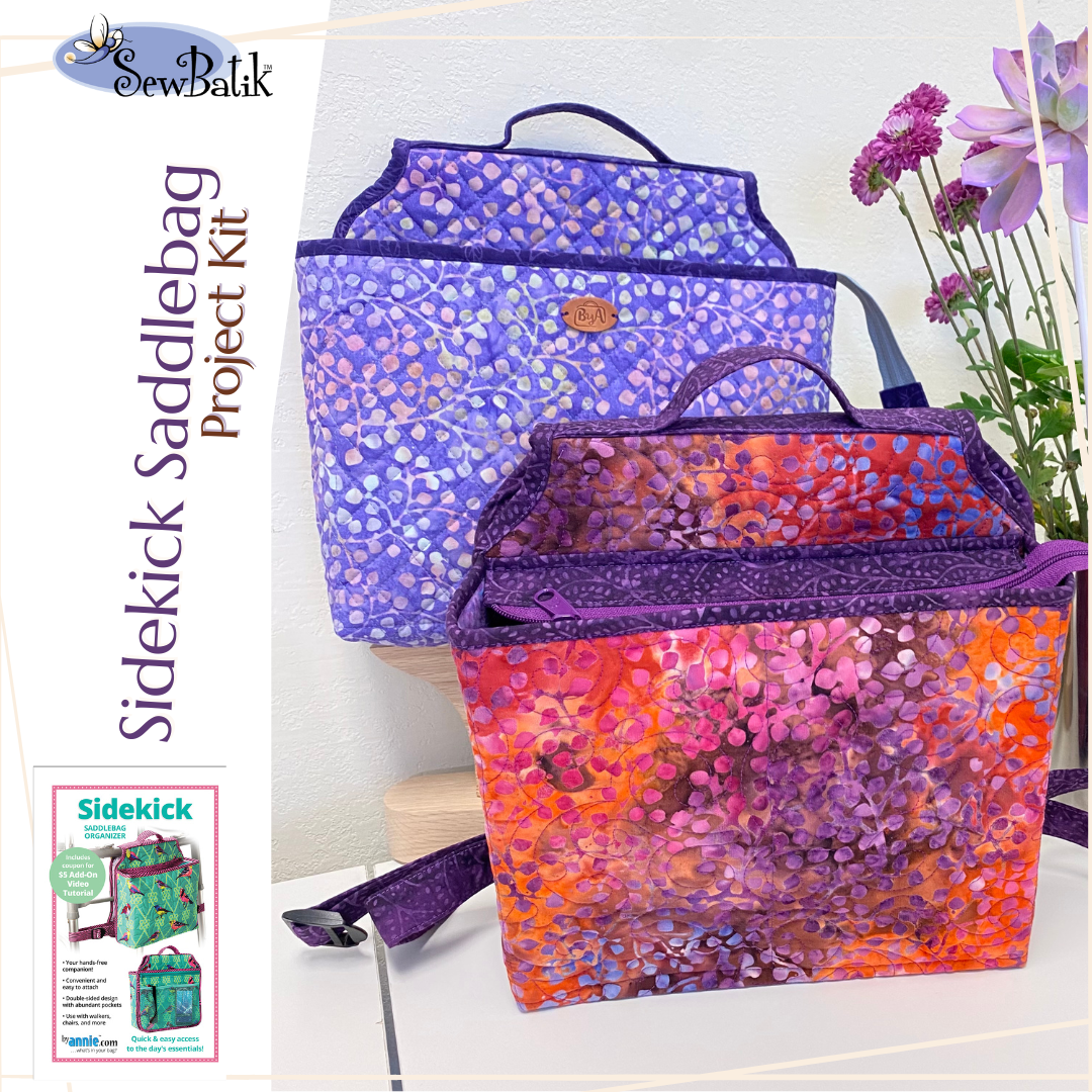 Sidekick Project Kit - Canvas with Cotton Lining – SewBatik