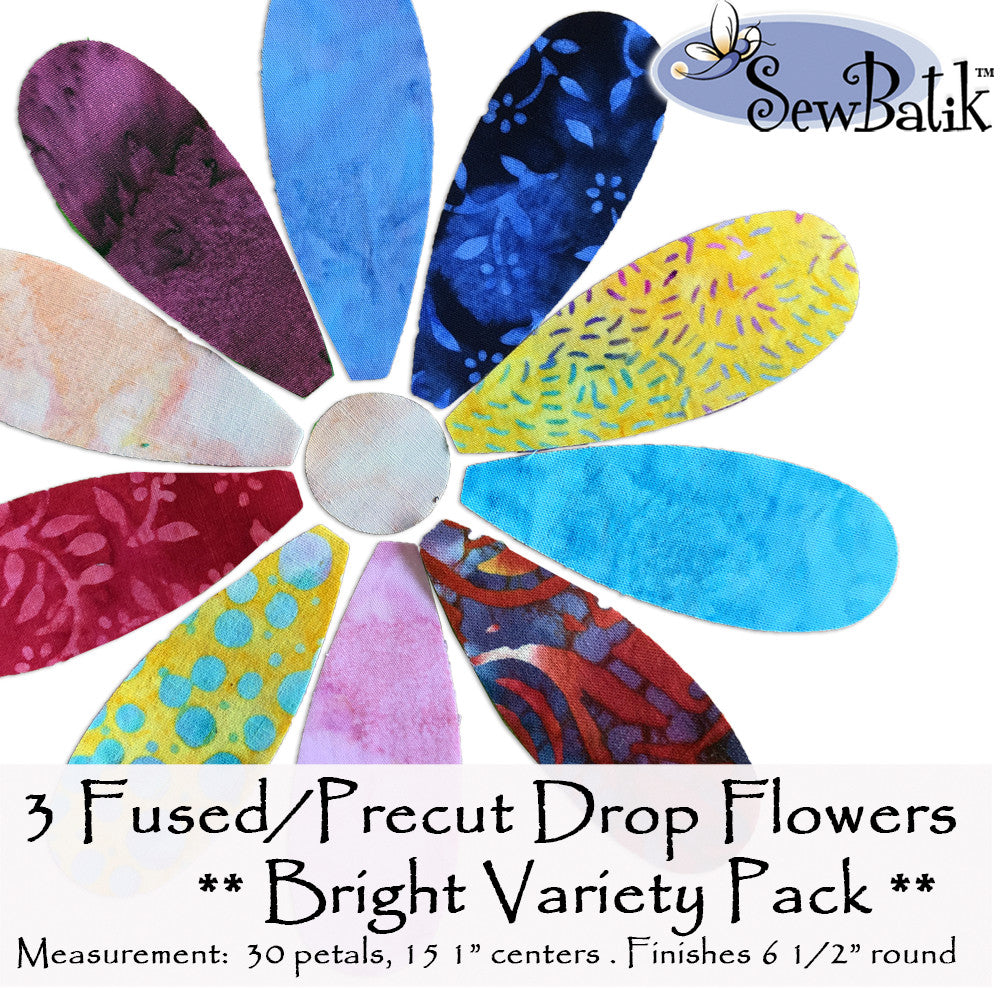 Oval Flower Petals - Precut and Fused