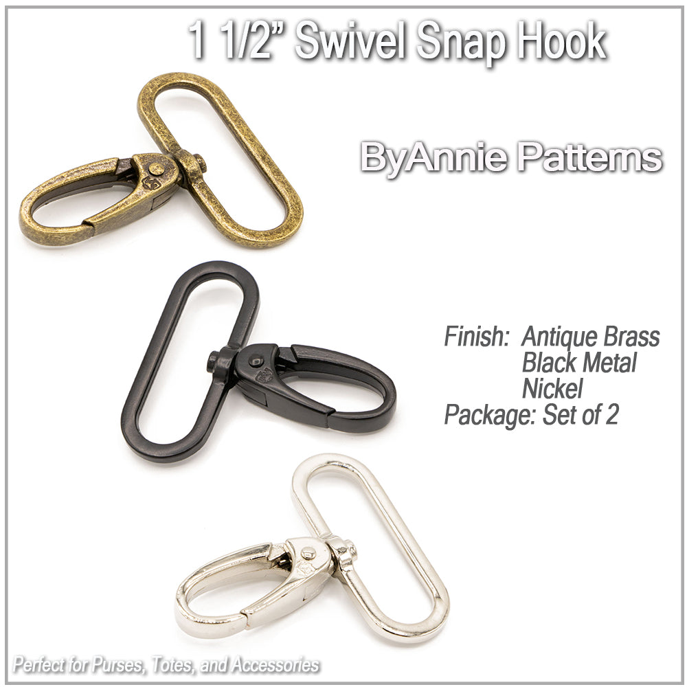 1 1/2 Swivel Snap Hook (Set of Two) – SewBatik