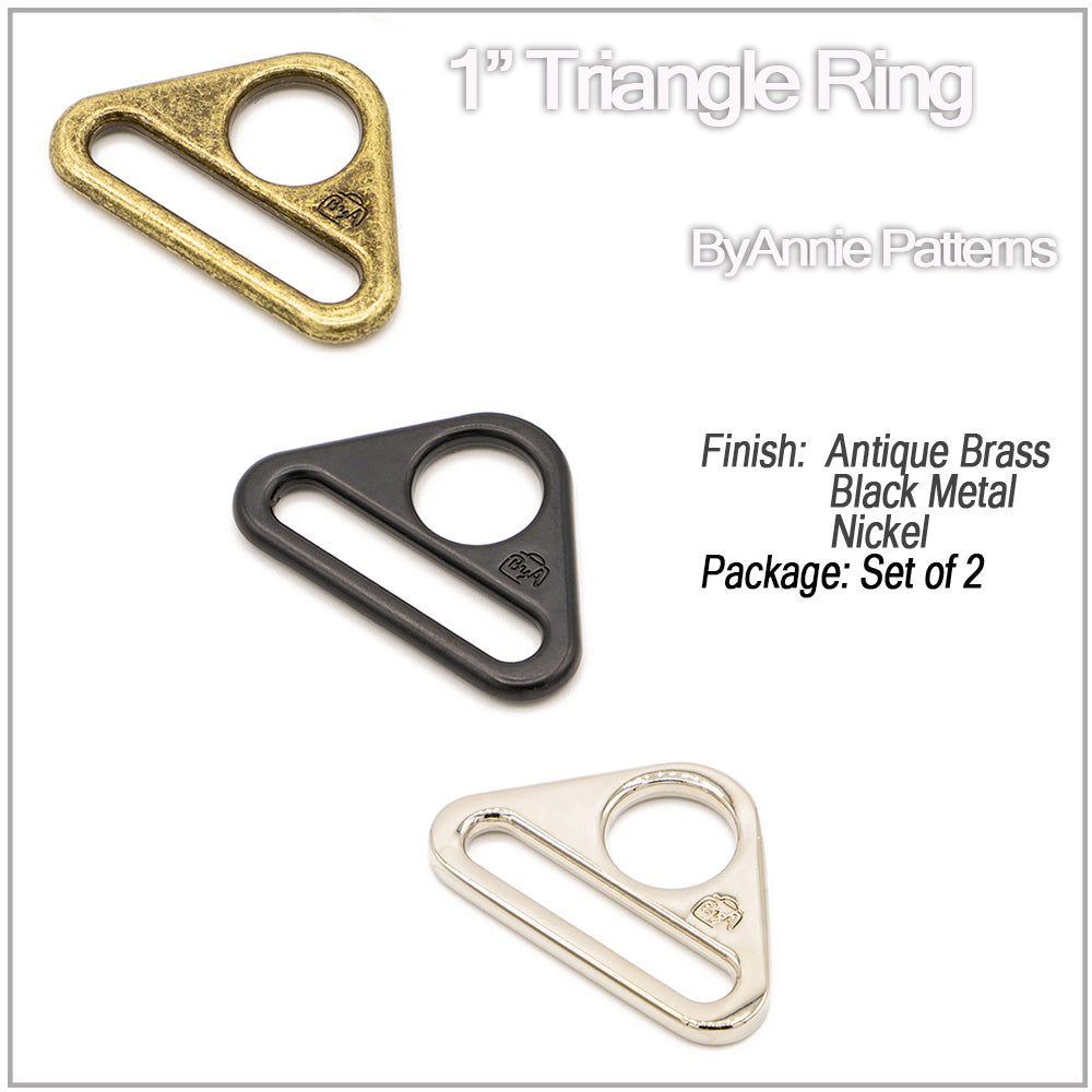 1 Triangle Ring - Flat (Set of Two) – SewBatik