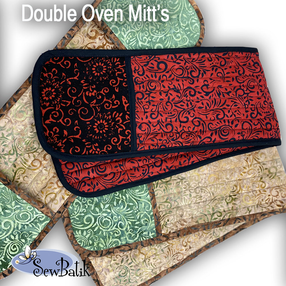 Sew to Sell Reversible Double Oven Mitt DIY Kitchen Gift Idea