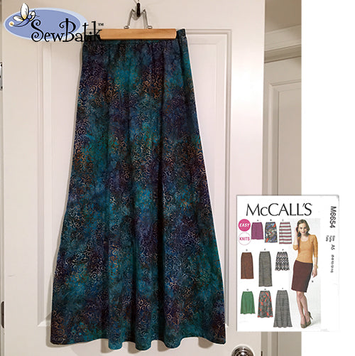 Garment Kit Simple Jersey Knit Skirt - Main Image