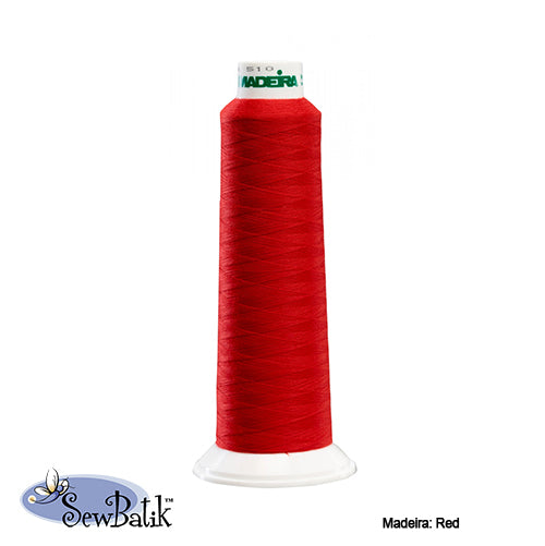 Madeira Poly Red 2000yd Serger Thread - 91288380