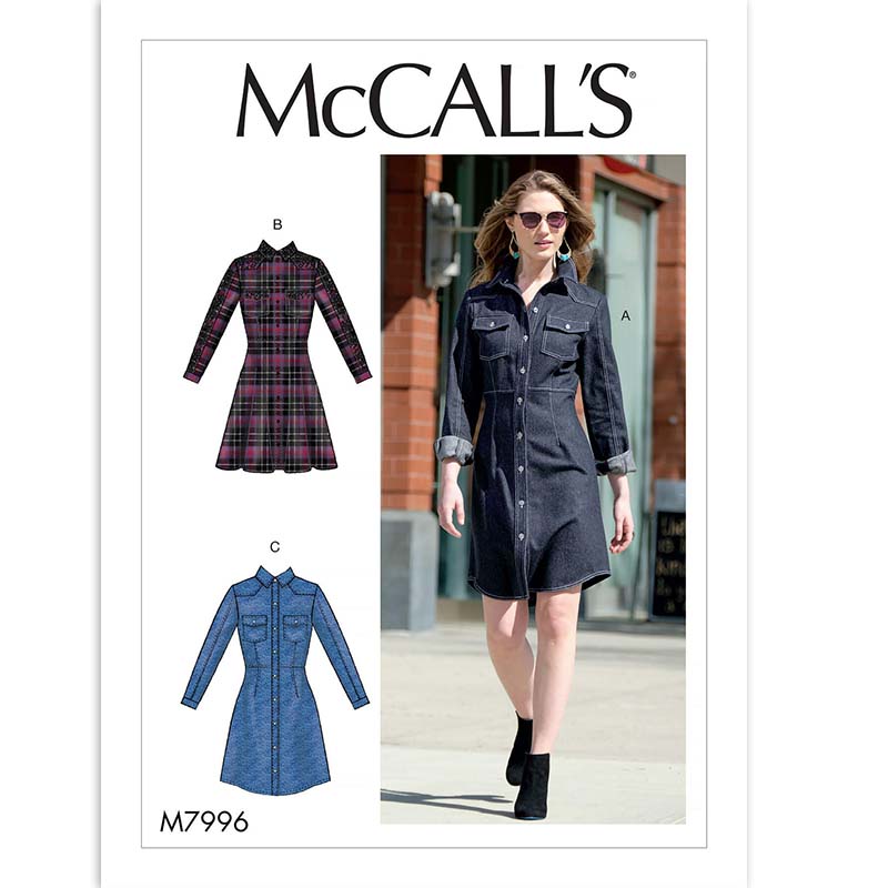 Pattern: McCall's 7996 Dress/Jacket – SewBatik