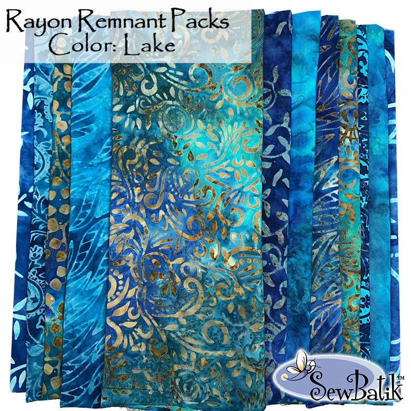 Rayon Remnant Pack - Lake