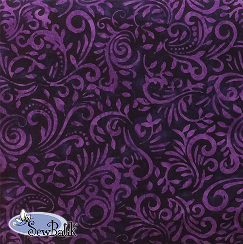Batik Rayon - Phoenix - Purple Magic