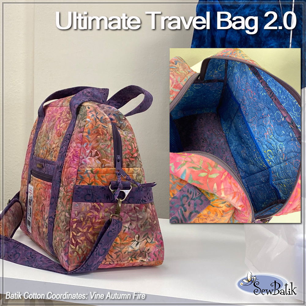 Ultimate Travel Bag 2.0 Project Kit – SewBatik