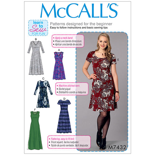 navy blue dress for baby girl M6838 (PDF) | Misses' Formal Flounce Dresses main image 1