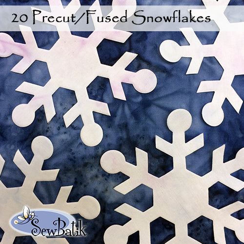 Snowflakes - Precut and Fused